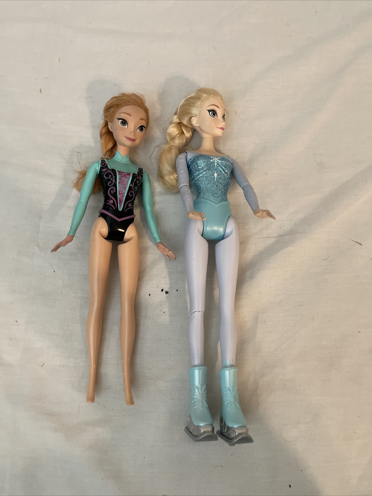 Disney Frozen Barbie Dolls Set Of 2 Elsa and Anna And Flute eBay