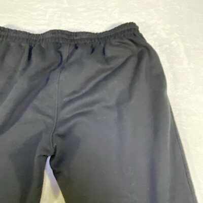 Reebok Pants Mens XL Black Drawstring Fleece Lined Warm-Up Banded Ankle |  eBay