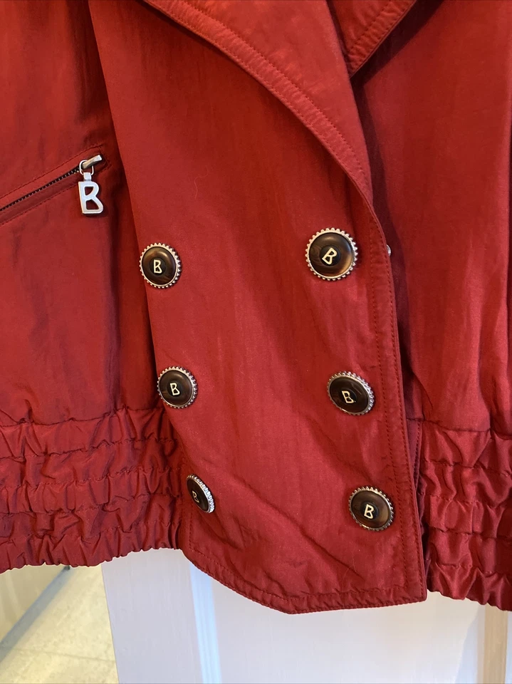 Chaqueta esquí Bogner naranja óxido imitación piel cuello talla 10 Foto 4 de 4