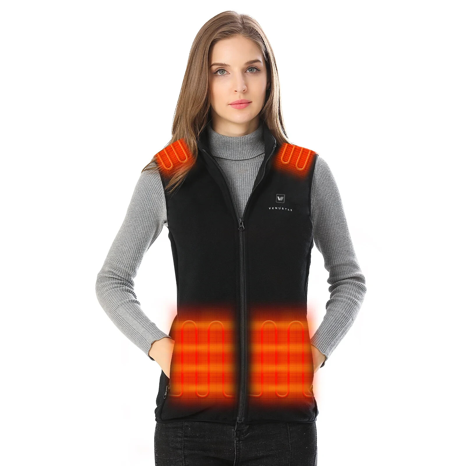 Venustas Women's Heated Fleece Vest with Battery Pack 7.4V, 2117 eBay