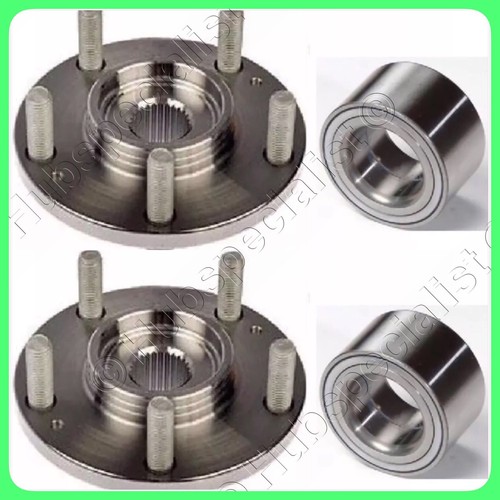 Toyota Prizm Wheel Bearings Complete Wheel Hub & Bearing Kit For 1993-2002 Toyota Prizm/Corolla (NON-ABS) – 2 Front & 2 Rear Hubs Assembly Wheel Bearing - Foto 5