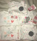 5 New W/ Tags Circo White baby girl 1 piece bodysuit New Born 6-8lbs W/ Patterns — photo 3