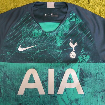2018-2019 TOTTENHAM HOTSPUR THIRD 3RD FOOTBALL SHIRT S 9/10 MINT