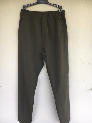 Lululemon Men's XS Surge Jogger Pants Green Side Snap Button Performance Sports - Picture 6 of 14