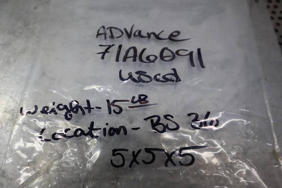 Lastre Autotransformador ADVANCE 71A6091 CW 400W 120/206/240/277V Usado Ver Fotos Foto 2 de 4