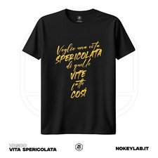 T-shirt VASCO ROSSI Maglia TOUR LIVE 2025 MUSICA VITA SPERICOLATA LIVEKOM