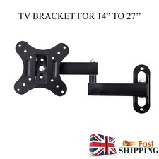 TV Wall Mount Bracket Tilt Swivel 14 16 18 20 21 22 23 24 26  27 LCD LED PLASMA