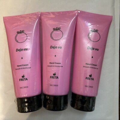 3X Deja Vu Professional Hand Cream Lotion Manicure Spa Moisturizer 3.4 fl oz