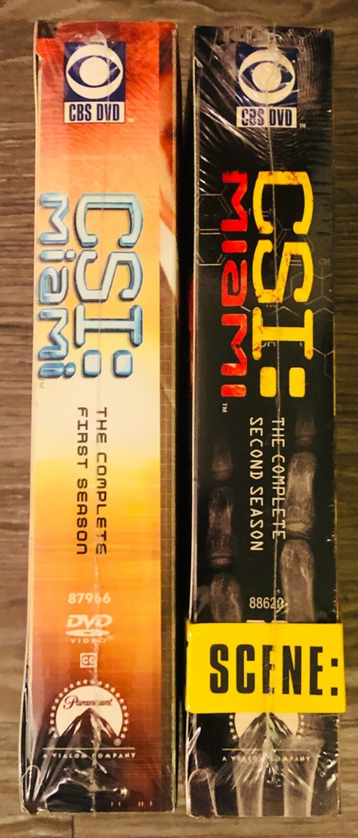 CSI: Miami The Complete Season 1 & 2 DVD Box Sets. BRAND NEW