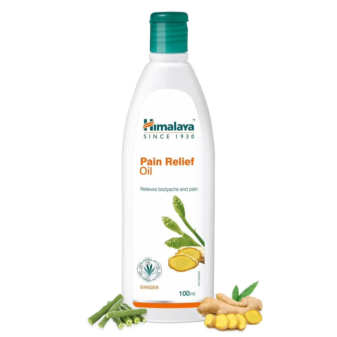 Himalaya Pain Relief Oil Herbal Comfort Support Pack of 5 100ml Each free ship