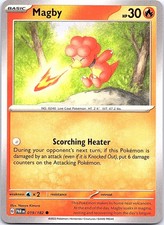 Magby Paradox Rift 019/182 Common Pokemon Near Mint Pokemon Card