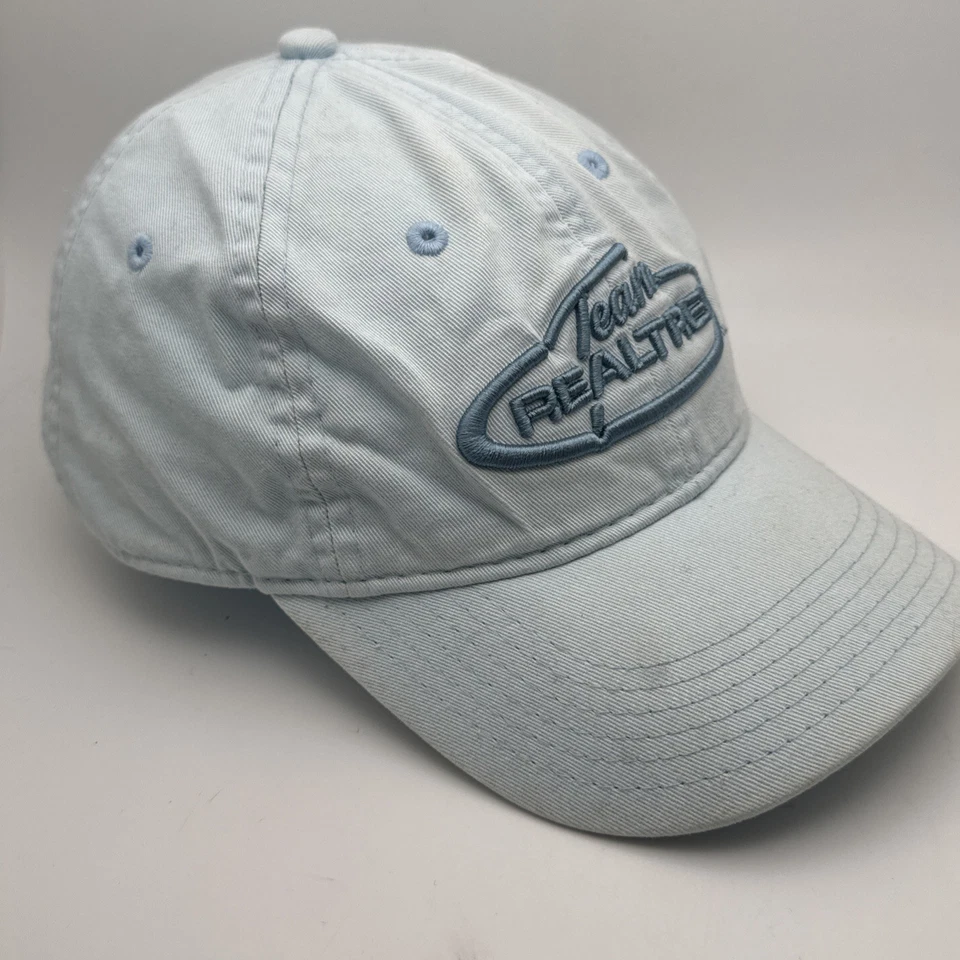 Team Realtree帽子蓝色签名可调节爸爸男式女式 — 第 2/4 张图片