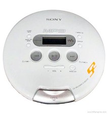 Sony S2 Sports Walkman Portable CD/MP3 Player - AM/FM Tuner - White D-NS313F/C 