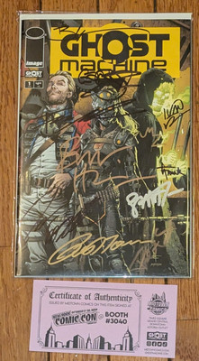 Ghost Machine #1 Signed 11X Geoff Johns, Bryan Hitch, Gary Frank + More!! w/ COA