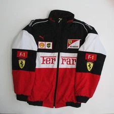 Ferrari Racing Jacket – Premium Embroidered Vintage Motorsport F1 Streetwear