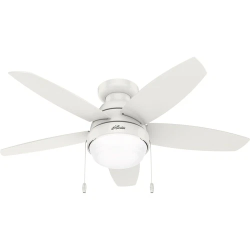Hunter Fans - Lilliana-Low Profile Ceiling Fan with LED Light Kit and Pull Chain - Picture 1 of 2