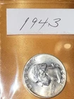 1943 Washington 25C Silver Quarter / UNC