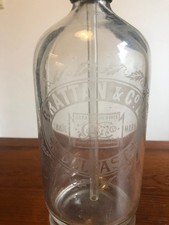 Vintage Soda Siphon Glasflasche