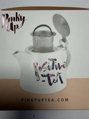 ''Pinky Up Harper Ceramic Teapot with Infuser - Positivi-Tea