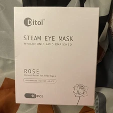 Steam Eye Mask, Heated Eye Mask f,Warm Compress with Hyaluronic Acid, New!