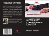 Correction Des Erreurs Dans L'enseignement De L'allemand L'erreur Est Humaine