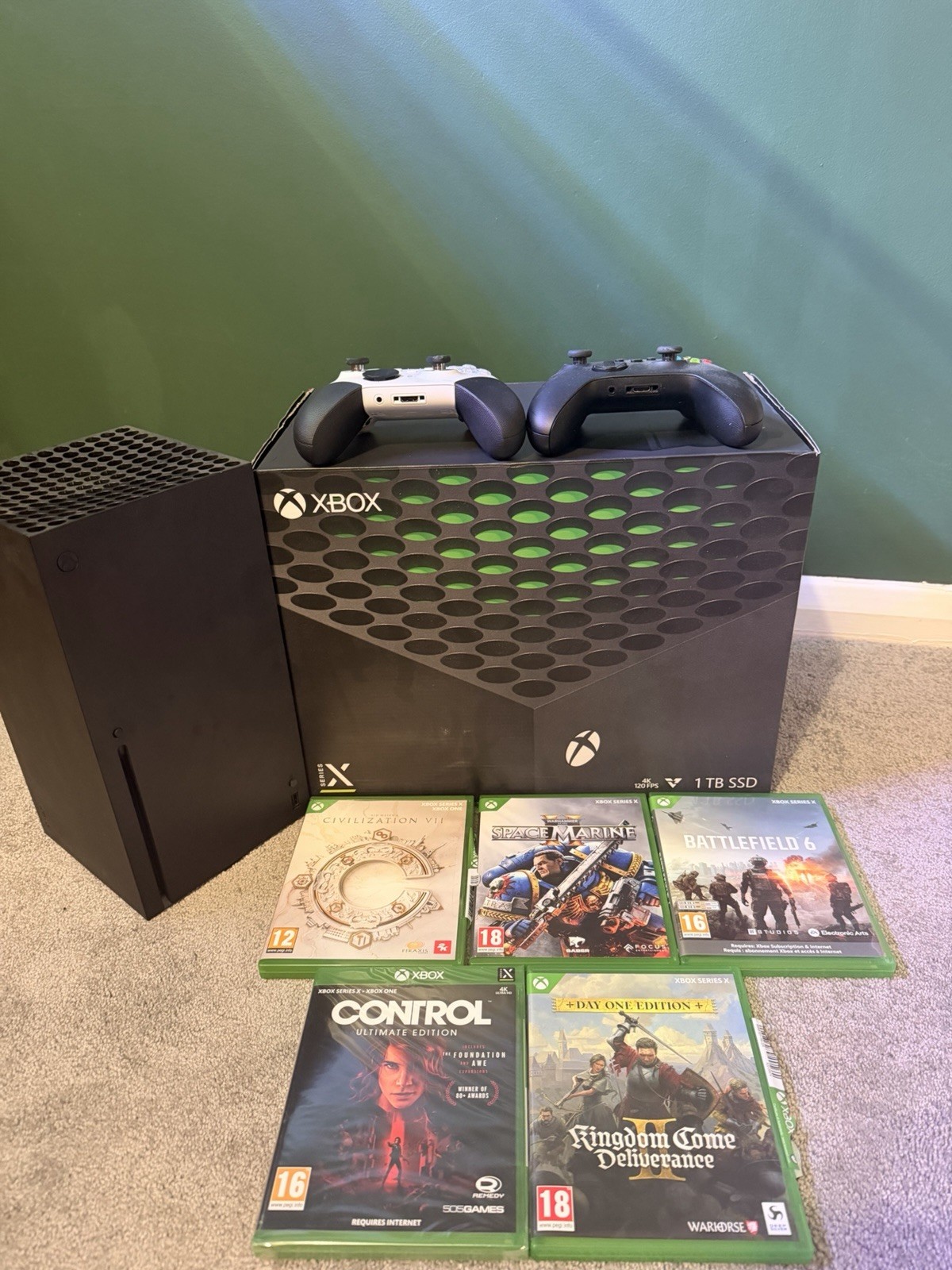 Xbox Series X 1TB Console + Elite Controller + 5 Games