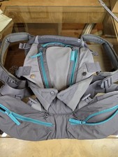 Infantino Adj Multi Pocket Infant Carrier Grey  Teal