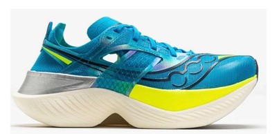 Saucony Endorphin Elite Size 7.5 women s. Viziblue/citron. Used but great