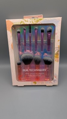 Real Techniques Travel Fantasy Mini-Pinsel-Set, Make-up-Pinsel für Lidschatten,