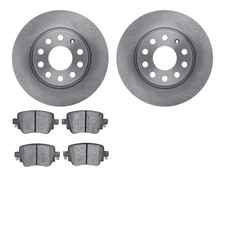 For Volkswagen Passat 15-22 eLINE Series Rear Brake Kit w Ceramic Pads