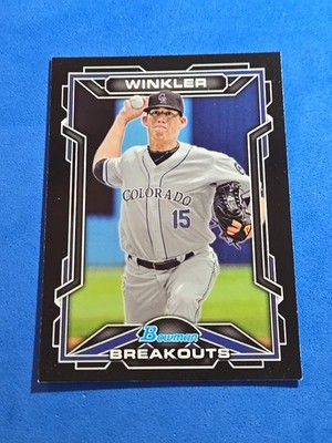 2013 Daniel Winkler ROOKIE RC Bowman #BSB-DW Breakouts 