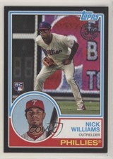 2018 Topps 1983 Topps Design Black 269/299 Nick Williams #83-19 7l6