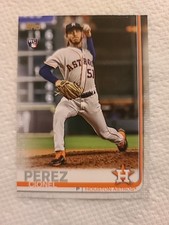 2019 Topps Cionel Perez #392 Rookie Houston Astros Baseball Card. rookie card picture