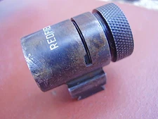 Vintage  used Redfield Peep DRUM Sight (rear)  with one site insert- Dovetail
