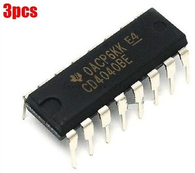 3Pcs CD4040 4040 Ripple-Carry Binary Counter/Divider Ic New nv #xh