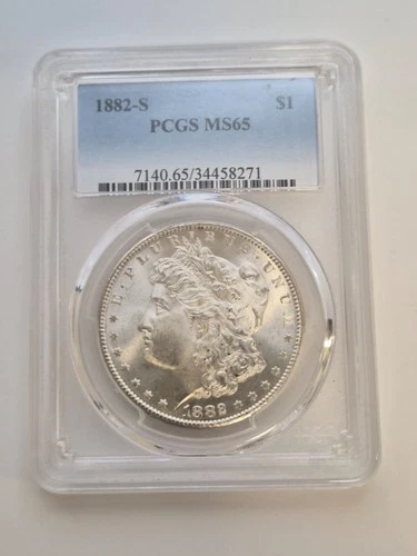 1882-S Morgan Silver Dollar NGC MS-65 - Beautiful Coin!