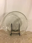 Pyrex 9" Pie Plate Clear Glass Scalloped Fluted Edge Baking Dish #228