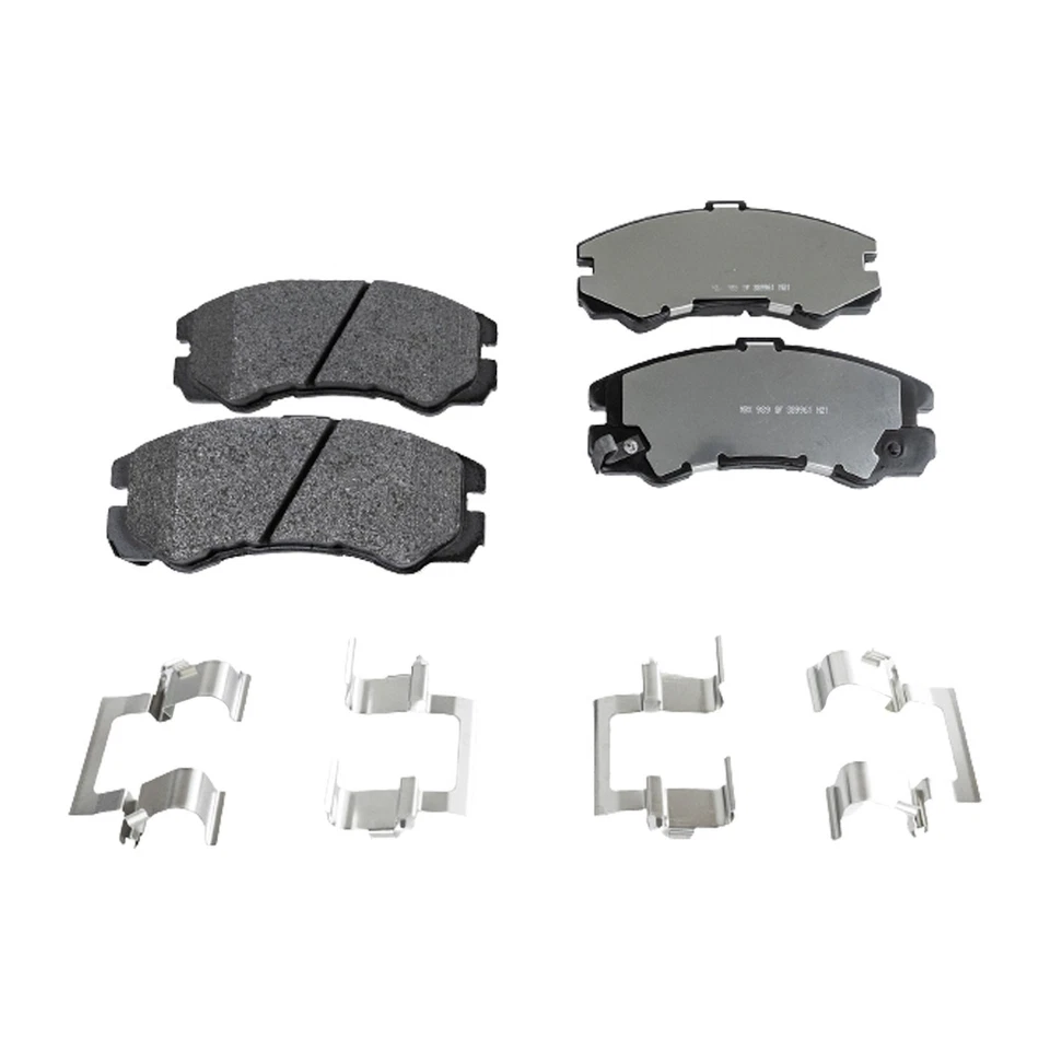 Комплект передних и задних полуметаллических тормозных колодок для 1994-2001 Isuzu Rodeo до 06/2001 - Изображение 2 из 4