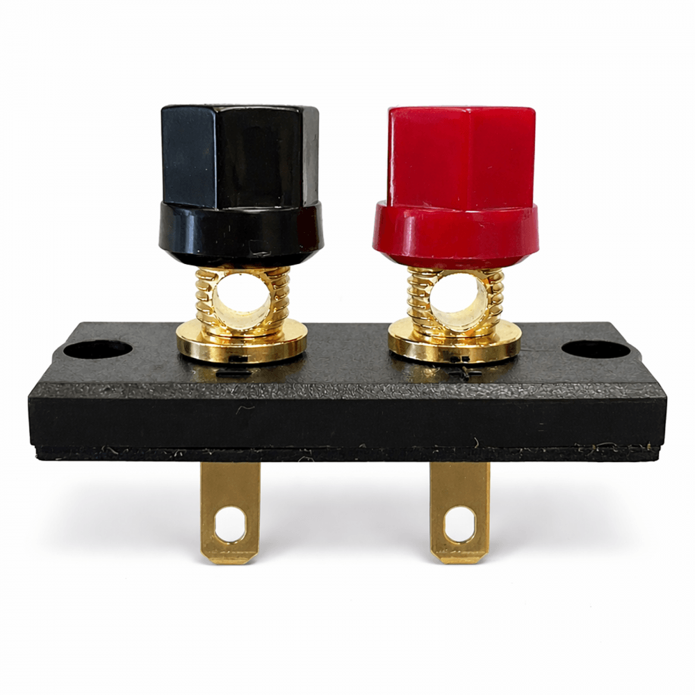 Speaker Terminal 2 Pole Surface Mount Connectors ST-925G Gold Connector Banana