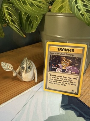 Pokemon Trainer Hochstapler Non Holo Karte 76/82 2000 - WOTC - NM  