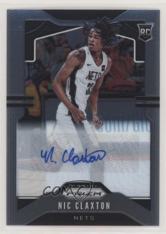 2019-20 Panini Prizm Rookie Signatures Nic Claxton Nicolas Claxton #292 Auto ub2