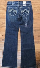 Ariat Womens Jeans NWT 29R Mid Rise Bootcut Western Denim Cowgirl Riding 29 Regu