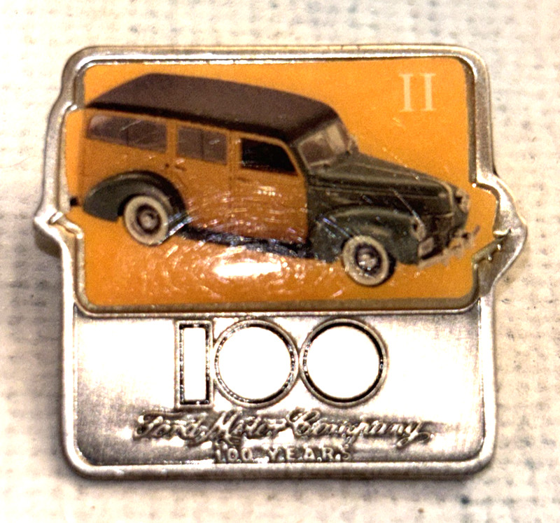 Vintage Ford Motor Company 100 Year Anniversary Pinback