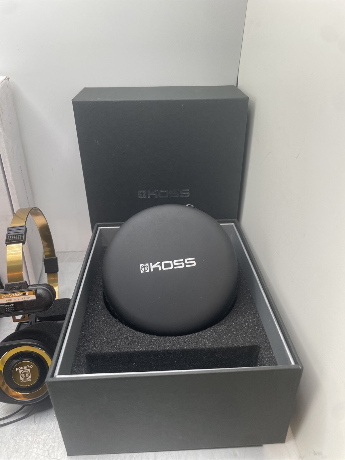Koss Porta Pro Limited Edition Black Gold On-Ear Headphones, in-Line 