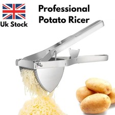 Heavy Duty Steel Potato Ricer Puree Masher Juicer Vegetable Fruit Press Maker