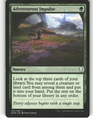 Adventurous Impulse - Dominaria - MTG - Common - #153 - NM