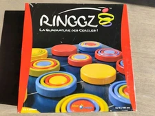 Ringgz Complete Wooden Board Game Gigamic Blue Orange 2005