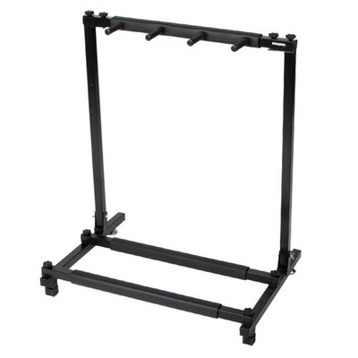 High Quality Triple Folding Multiple Guitar Holder Rack Stand Black Up 3 Guitars