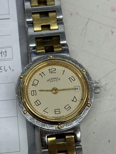 HERMÈS Un favore per te HERMES Clipper quarzo orologio da polso da donna
