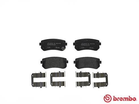Brake Pads Set fits KIA CEED ED 1.6 Rear 06 to 12 G4FC Brembo 583021HA00 Quality